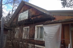 Ремонт старого деревянного дома в деревне