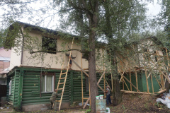 Реконструкция деревянного дома надстройка второго этажа